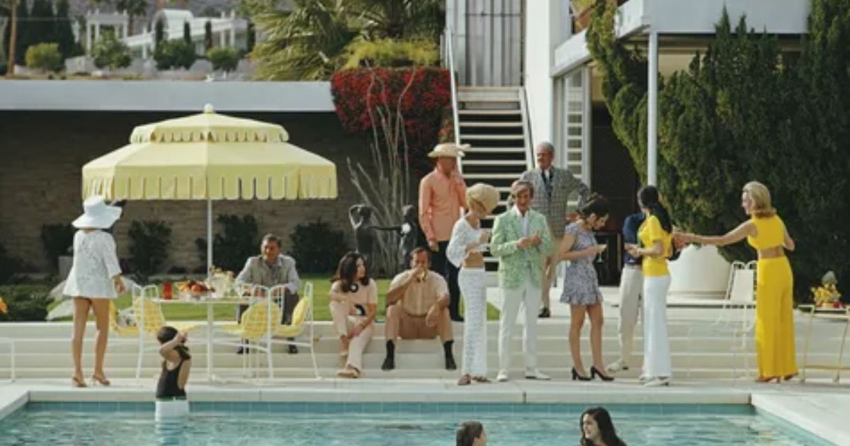 Slim Aarons poolside