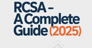 RCSA risk assessment process