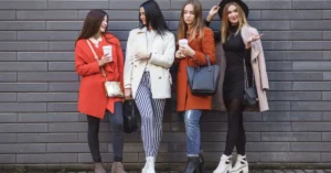 Latest USA fashion trends showing modern American outfits, street style looks, and popular clothing styles worn across the United States