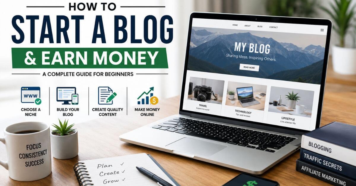 How to Start a Blog and Earn Money in 2026
