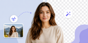 Best free AI background remover tools comparison in 2026 with before-and-after background removal example.