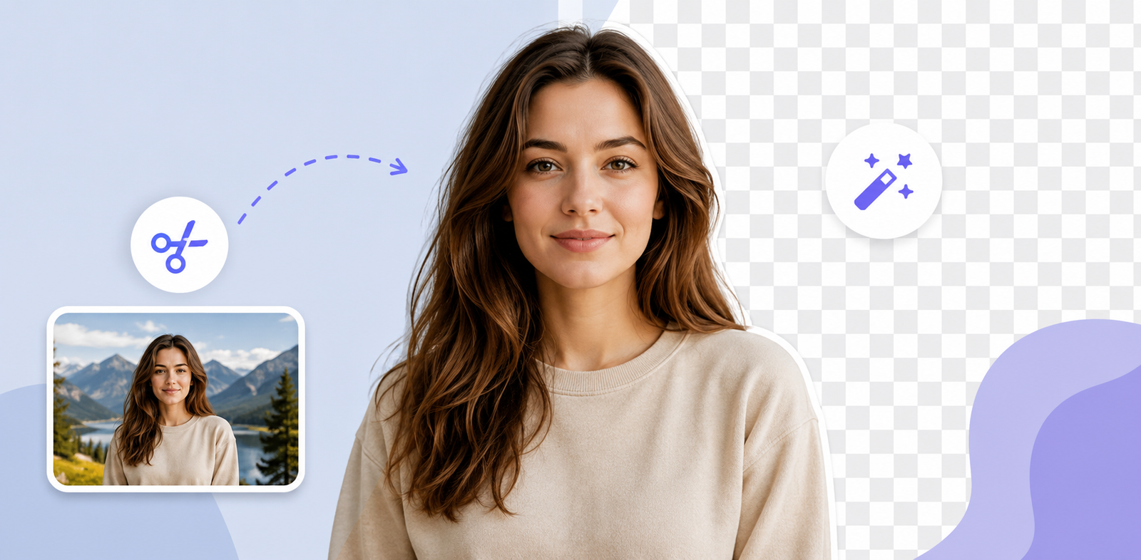 Best free AI background remover tools comparison in 2026 with before-and-after background removal example.